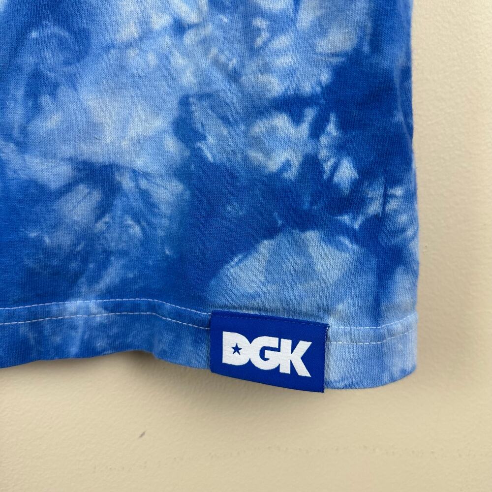 White Castle DGK Tie Dye Graphic T Shirt Blue Mens M Skater Streetwear Urban Y2K - Picture 5 of 7